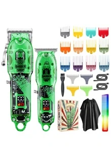 男士專業理髮器 男士無線理髮器 電動理髮機 充電式理髮剪 男士修剪器套裝