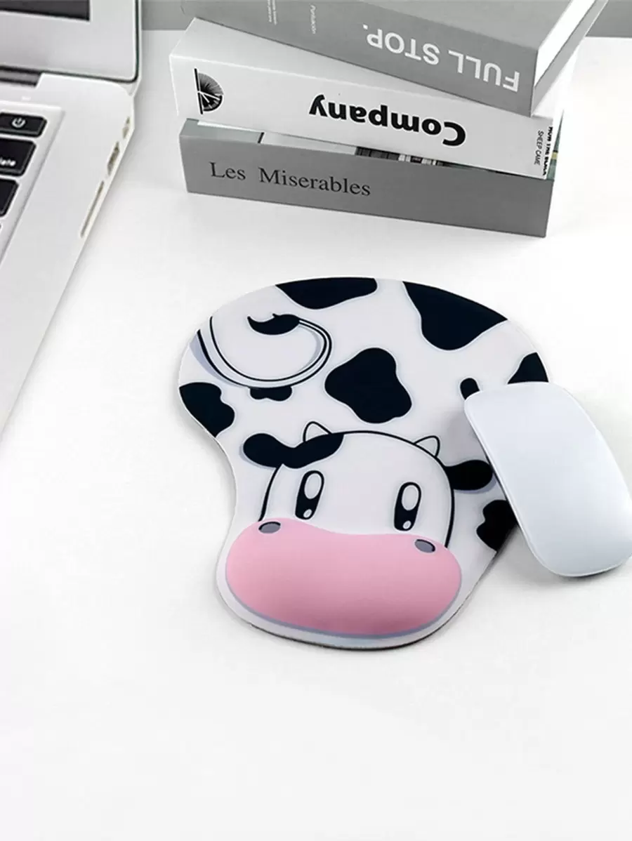 Bàn di chuột hỗ trợ cổ tay hoạt hình với miếng đệm cổ tay bằng silicon 3d Đệm thoải mái để chơi game, máy tính và văn phòng - Xem 1