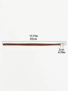 1入組人造珍珠裝飾窗簾綁帶 - 咖啡棕 - 查看 3