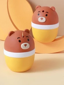 1入組卡通熊設計牙籤筒 - 彩色 - 查看 2