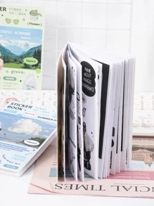 4 sets con patrón mixto clasificado creativo multipropósito decorativo Pegatina para DIY cuenta de mano Decoración - Multicolor - Ver 3