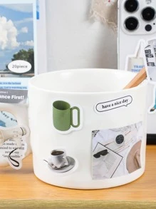 4 sets con patrón mixto clasificado creativo multipropósito decorativo Pegatina para DIY cuenta de mano Decoración - Multicolor - Ver 9