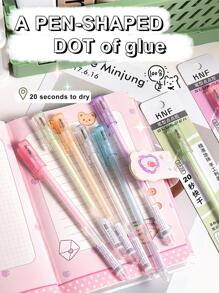 1 Bút Keo Nhựa Hiện Đại Chất Lỏng Bút Keo Cho Thủ Công DIY Thủ Công - Hồng - Xem 3