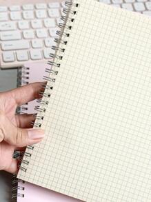 1入組素色筆記本，學生創意多功能筆記本 - 粉色 - 查看 4