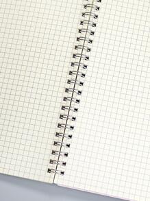 1入組素色筆記本，學生創意多功能筆記本 - 粉色 - 查看 5