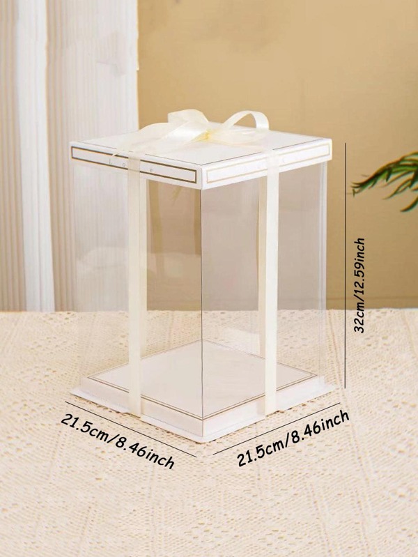 1pc Clear Gift Box SHEIN USA