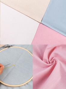 4 piezas Tela DIY liso - Multicolor - Ver 4