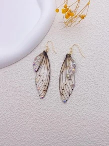 Bông tai thả cánh - Nhiều màu - Xem 2