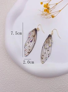 Bông tai thả cánh - Nhiều màu - Xem 3