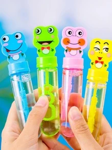 5pcs Cartoon Mini Animal Bubble Wands, Portable Bubble Maker Toy, Perfect For Birthday Parties, Random Colors And Styles - Multicolor - View 1
