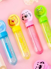 5pcs Cartoon Mini Animal Bubble Wands, Portable Bubble Maker Toy, Perfect For Birthday Parties, Random Colors And Styles - Multicolor - View 2