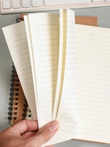 1 Máy tính xách tay màu xoắn ốc, máy tính xách tay đa năng sáng tạo cho học sinh - Màu Khaki - Xem 3