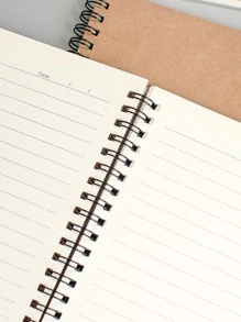 1 Máy tính xách tay màu xoắn ốc, máy tính xách tay đa năng sáng tạo cho học sinh - Màu Khaki - Xem 5