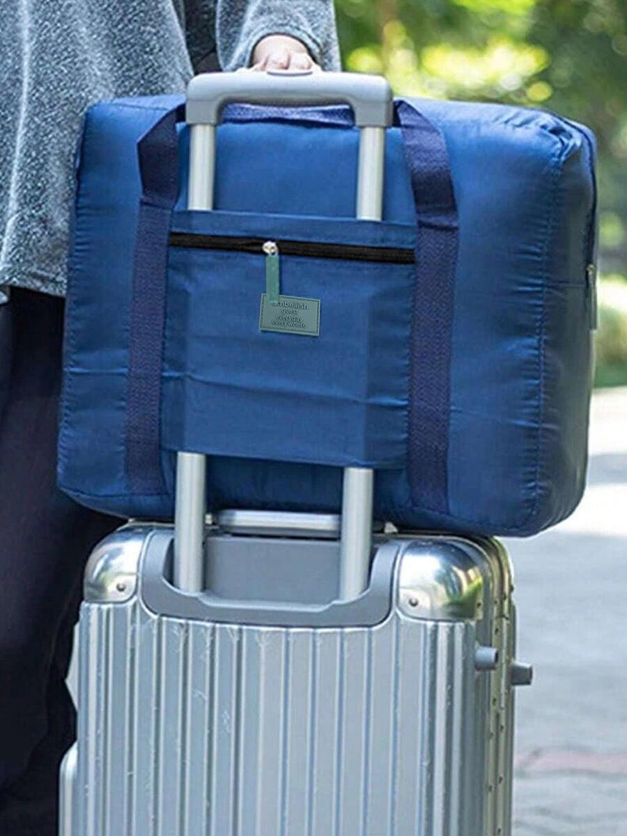 可折疊防水大容量旅行包週末商務旅行手提包手提包手提包健身包週末包行李包旅行商務度假假期返校男女通用學生