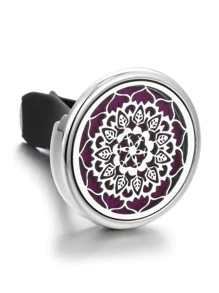 1pc Tree Of Life Car Aromatherapy Diffuser Locket Car Clip Fragrance Essential Oil Diffuser Car Vent Clip Air Freshener Purifier Auto Air Vents Car Interior Accessory