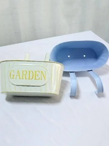 1pc Hanging Flower Basket - Multicolor - View 2