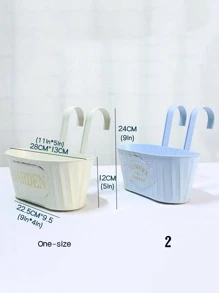 1pc Hanging Flower Basket - Multicolor - View 7