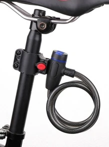 1入組不銹鋼山自行車防偷鎖