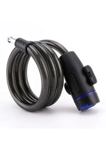 1入組不銹鋼山自行車防偷鎖