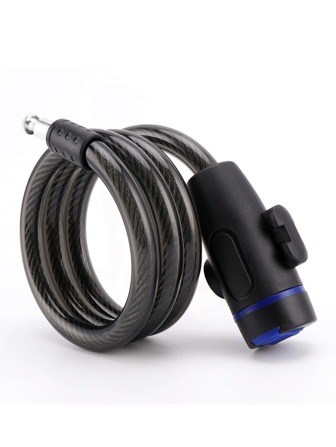 1入組不銹鋼山自行車防偷鎖