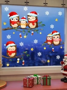 1 pieza Adhesivo de pared con gráfico de dibujos animados, Adhesivos, Vinilo decorativo para decoración del hogar, Artículos de decoración de primavera para refrescar tu hogar, Adhesivos de decoración de ramas - Multicolor - Ver 3