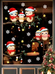 1 pieza Adhesivo de pared con gráfico de dibujos animados, Adhesivos, Vinilo decorativo para decoración del hogar, Artículos de decoración de primavera para refrescar tu hogar, Adhesivos de decoración de ramas - Multicolor - Ver 1