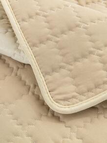 1pc Floral Embroidered Sofa Towel - Beige - View 5