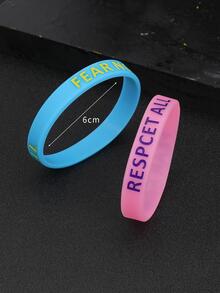 2入組/套男士字母圖案手環,適用於首飾類禮品和派對