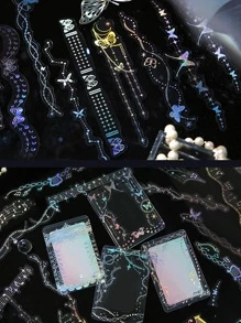 20Pcs Music Note Pattern Assorted Sticker, Creative Multi-Purpose Decorative Sticker For Diy Craft, Hand Account Decoration Music Festival Back To School