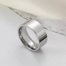 Men's Minimalist Solid Ring, For Jewelry Gift And Party