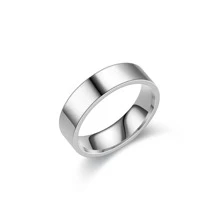 Men's Minimalist Solid Ring, For Jewelry Gift And Party