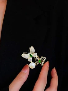 Rhinestone bướm trang trí trâm - Nhiều màu - Xem 4