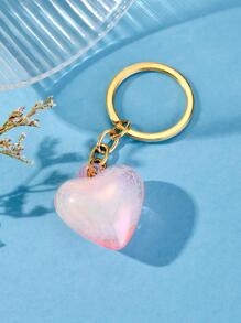 1入組女士愛心裝飾可愛鑰匙扣適用於裝飾用品 - 彩色 - 查看 3