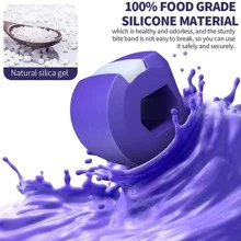 1 quả bóng tập thể dục bằng sợi tổng hợp màu xanh lam có hộp lưu trữ & vòng cổ - Màu xanh lam - Xem 3