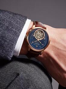 男士骷髏機械手表