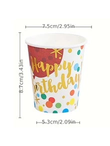 10入組生日派對一次性杯子