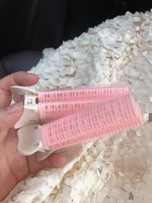 2pcs Women Self-Grip Roller Design Fashionable Alligator Hair Clip For Hair Decoration - Multicolor - View 10