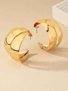 Bông tai nhiều lớp Cuff Hoop - Vàng - Xem 2