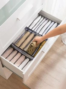 1 pieza Caja de almacenamiento de ropa multi cuadro - Blanco - Ver 8