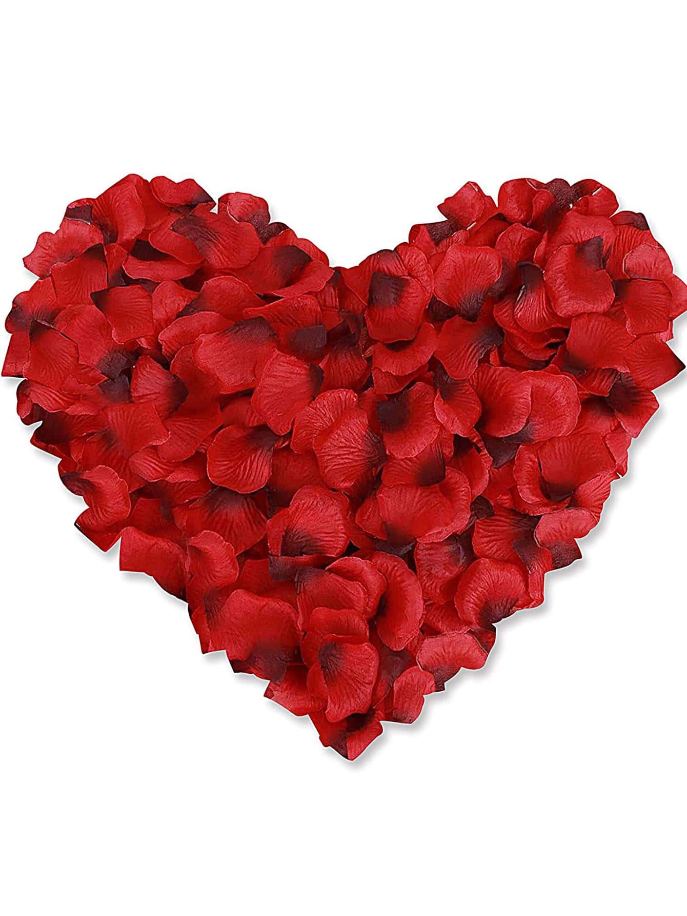 100入組人造玫瑰花瓣 - 玫瑰紅 - 查看 1