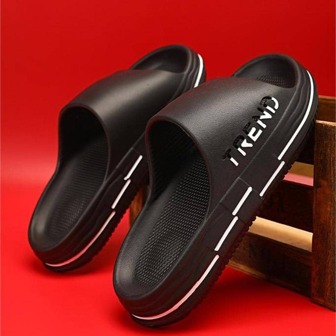 男士字母圖案時尚夏天拖鞋