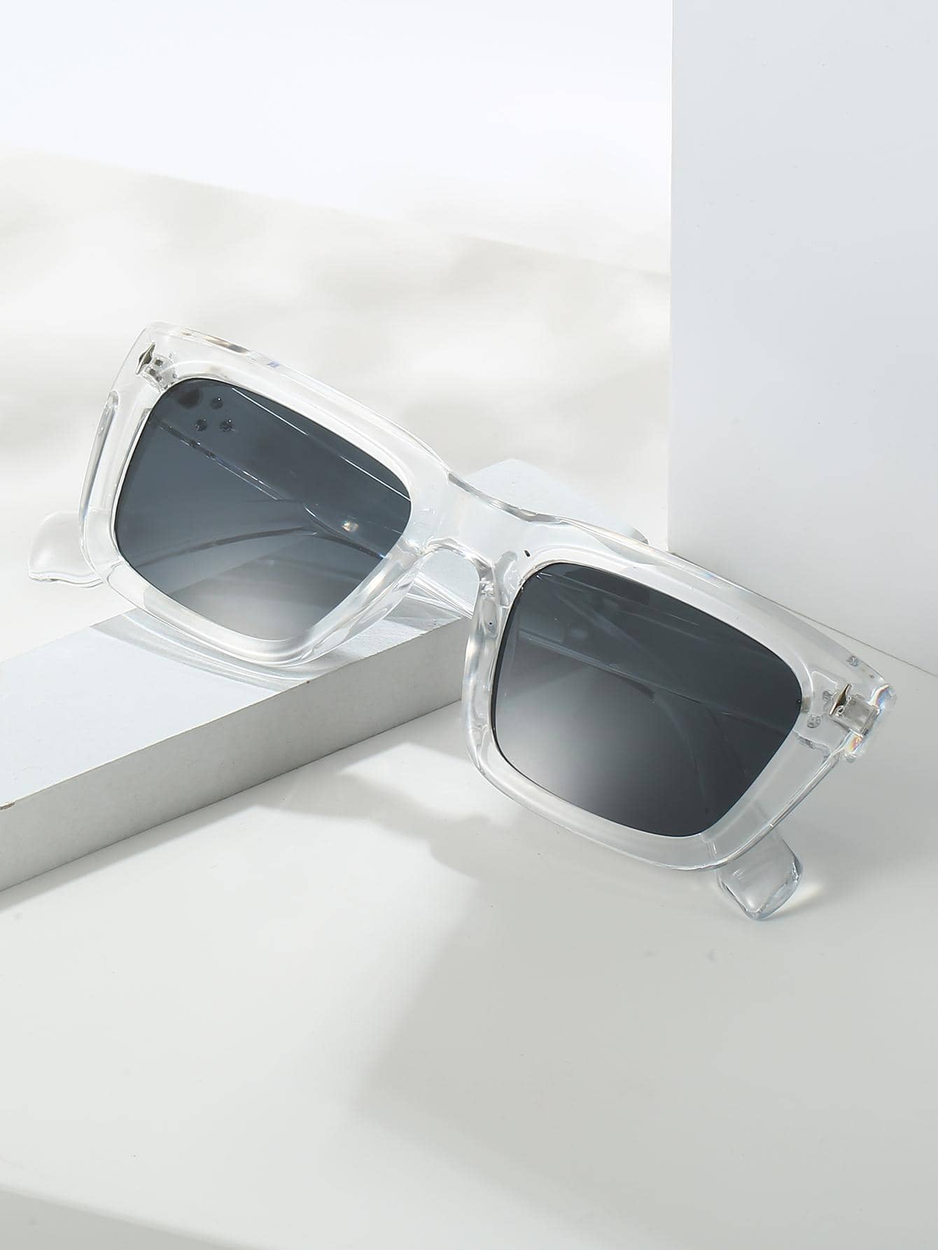 方框太陽鏡 - 無色 - 查看 1