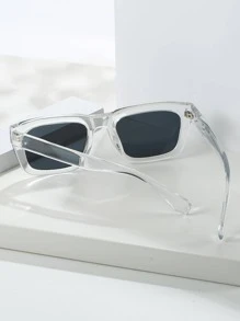 方框太陽鏡 - 無色 - 查看 2