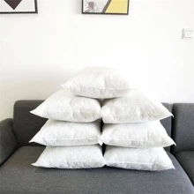 1pc White Soft Pillow - White - View 6
