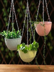 1pc Hanging Basket Storage Bag - Blue - View 3