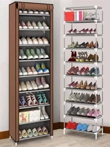 Zapatera Closet Organizador De Zapatos 9 Niveles 27 Pares - Café integral - Ver 2