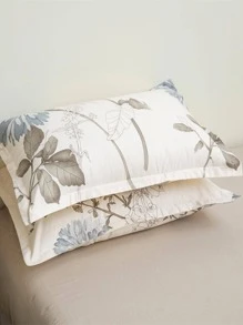 單人枕單專用柔軟舒適加厚刷毛多色枕套，不褪色，不起球，不縮水。適用於家居、臥室、客廳和戶外旅行。 - 彩色 - 查看 2