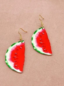西瓜耳墜 - 彩色 - 查看 1