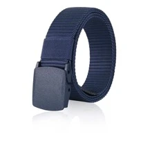 Thắt lưng nam tối giản - Màu xanh lam - Xem 1
