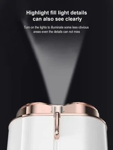 1pc ABS Electric Hair Scraper, Modern Multifunctional Electric Shaver For Home - White - View 2